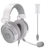 Endorfy headset VIRO Plus USB OWH / drátový / s odnímatelným mikrofonem / USB / bílý