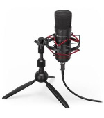 Endorfy mikrofon Solum T/streamovací/stojánek/pop-up filtr/3,5mm jack/USB-C/USB-A