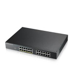 Zyxel GS1915-24EP, 24-port GbE, 12 port PoE, 130 Watt 802.3at, rackmount, Smart hybrid mode Switch, standalone