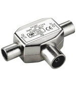PremiumCord TV antenní slučovač-rozbočovač IEC 75 Ohm 1xF-2xM