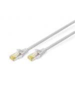 Digitus CAT 6A S-FTP patch cable, Cu, LSZH AWG 26/7, length 4 m, color grey