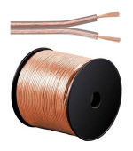 PremiumCord Kabely na propojení reprosoustav 99,9% měď 2x0,75mm2 100m