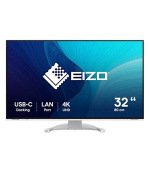 EIZO 31,5" EV3240X-WT, IPS, 3840 x 2160 (4K UHD), 350 cd/m2, 2000:1, 5ms, USB-C, DP, 2x HDMI, bílý