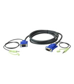 ATEN 2M VGA Cable with 3.5mm Stereo Audio