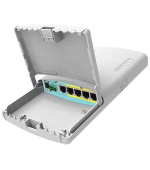 MikroTik RouterBOARD RB960PGS-PB PowerBox Pro, 5xGLAN (4x PoE-OUT), Outdoor, nap. adaptér, ROS L4, mont.set