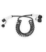 DIGITUS Třífázový 16A nabíjecí kabel typu2/typ2, spirálový 7,5 m