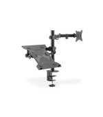 Digitus Rameno Montioru s přihrádkou na notebook 17-32", 9 kg. Max., uchycení na svorku nebo průchodku VESA 75x100