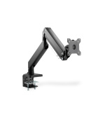 DIGITUS univerzální držák pro monitor s plynovou pružinou a svorkou VESA 75x100