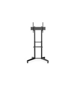 DIGITUS pojízdný televizní vozík s policí pro monitor  37-70" s náklonem , černý , max 50 kg  VESA: 100x100, 200x100, 200x200, 300
