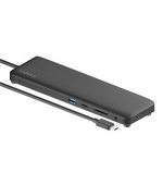 2-Power USB-C Mini Dokovací Stanice Triple Display  (1x VGA 1xDP 1xHDMI 1xRJ45 2xUSB-A 3.0 a 2xUSB 2.0 1xAudio)PD 100W PD