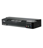 ATEN 2-Port 4K DisplayPort Dual Display Mini-Matrix Boundless KVM Switch