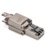 Digitus Cat.8.1 Field Termination Plug, shielded, Tool free, Black