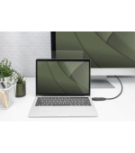 DIGITUS Adaptér USB-Type-C, USB-C na HDMI typu A, 4K@ 30HZ 4K@ 30Hz, hliník - pouzdro, černá