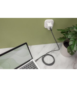 DIGITUS Připojovací kabel USB 4, TypeC na TypeC, AL-Housing PP Braid 4K@60Hz, PD3.0, 20Gbits/s, 3m, bl.