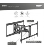 DIGITUS Plně pohyblivý TV nástěnný držák 37-80", 60 kg zatížení max., VESA: 200x100, 200x200, 300x200, 400x200, 300x300, 400x300