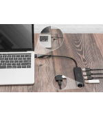 Digitus USB 3.0 Hub 4-Port, Slim Line, 0,2m kabel