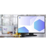 EIZO 24" EV2485-BK, 1920 x 1200, IPS,16:10, 5ms, 350 cd/m2, 1000:1, DP/HDMI/USB-C, černý