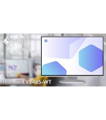 EIZO 24" EV2485-WT, 1920 x 1200, IPS,16:10, 5ms, 350 cd/m2, 1000:1, DP/HDMI/USB-C, bílý