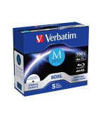 VERBATIM M-DISC BD-R XL 100GB, 4x, printable, jewel case 5 ks