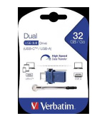 VERBATIM Store 'n' Go Dual Drive 32GB USB 3.0/USB-C