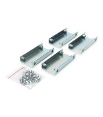 Digitus Connection set for Unique and Dynamic Basic racks, 4 pieces, galvanized, incl. screws steel brackets + screws