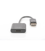 DIGITUS Převodník DisplayPort (1.4) na HDMI (2.0) 4K2K / 60Hz, HDCP 1.4 / 2.2, HDR10, černý