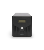 DIGITUS Professional Line-Interactive UPS, 2000VA / 1200W 12V / 9Ah x2 baterie, 4x CEE 7/7, AVR, USB, RS232, RJ11 / 45, LCD disple