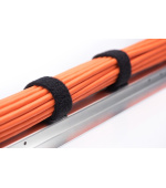 DIGITUS Professional Hook and loop cable management system, mushroom fastener 2.5m, hook and loop tape 5m