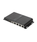 Digitus Sada HDMI Extender Rozbočovač, 1x4, 40 m, 1080p přes síťový kabel (CAT6 / 6a / 7), 1x výstup HDMI Loop out