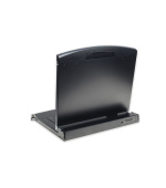 DIGITUS Professional Modular console with 17" TFT (43,2cm), 16-port KVM & Touchpad, german keyboard