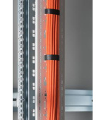 Digitus 42U vert. kabelový žlab pro síťové a serverové stojany 1650x130x25 mm, barva šedá (RAL 7035)