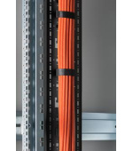 Digitus 42U vert. kabelový žlab pro síťové a serverové stojany 1650x130x25 mm, barva černá (RAL 9005)