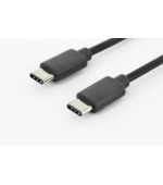 Ednet Připojovací kabel USB typu C, typ C na C M/M, 1,0 m, 3A, 480 MB, 2,0, bl
