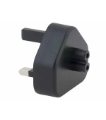 AVACOM Zásuvkový konektor Type G (UK) pro USB-C nabíječky, černá