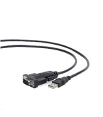 GEMBIRD CABLEXPERT Kabel adapter USB-serial 1,5m 9 pin (com), černý