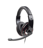 Gembird Sluchátka s mik MHS-U-001 Gaming black, USB