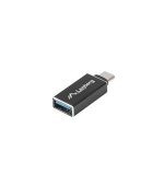LANBERG USB-C(M) 3.1 na USB-A(F) adaptér černý OTG