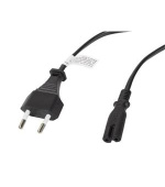 LANBERG CEE 7/16 na IEC 320 C7 EURO (RADIO) POWER CORD 3M černý