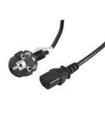 LANBERG CEE 7/7 na IEC 320 C13 POWER CORD 3M VDE černý