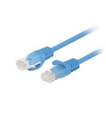 LANBERG Patch kabel CAT.5E UTP 0.25M modrý Fluke Passed