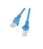 LANBERG Patch kabel CAT.6 UTP 15M modrý Fluke Passed