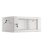 LANBERG RACK CABINET 19" WALL-MOUNT 4U/600X450 (FLAT PACK) V2 GREY
