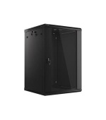 LANBERG RACK CABINET 19” WALL-MOUNT 18U/600X600 (FLAT PACK) BLACK   V2
