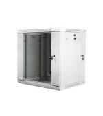 LANBERG RACK CABINET 19” DOUBLE-SECTION WALL-MOUNT 12U/600X600 (FLAT PACK) GREY