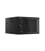 LANBERG RACK CABINET 19" WALL-MOUNTED 6U 570X600 FAST ASSEMBLY (FLAT PACK) BLACK