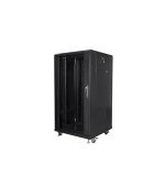 LANBERG Volně stojící skříň 19" 22U/600x600 černá (RAL9004)   (v rozloženém stavu)