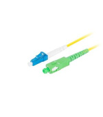 LANBERG optický patch cord SM LC/UPC-SC/APC simplex 5m LSZH G657A1 průměr 3mm, barva žlutá