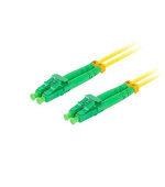 LANBERG optický patch cord SM LC/APC-LC/APC duplex 3m LSZH G657A1 průměr 3mm, barva žlutá
