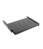 LANBERG 19"19" SLIDING SHELF 1U/465X347MM MAX LOAD CAPACITY UP TO 60KG BLACK