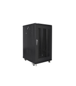 LANBERG Volně stojící skříň 19" 22U/600x800 černá (RAL9004)   (v rozloženém stavu)